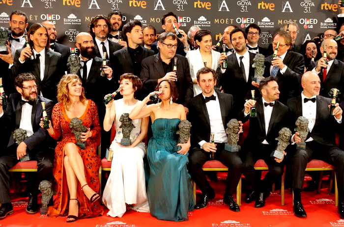 4 февраля в Мадриде прошла церемония вручения 31-й премии «Гойа»